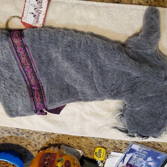 NWT Miniature Schnauzer Christmas Stocking with bell. - Picture 2 of 4